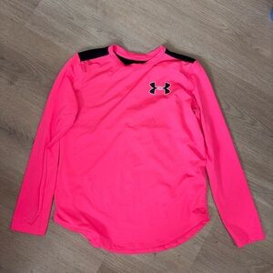 Under Armour Neon Pink Long Sleeve Top